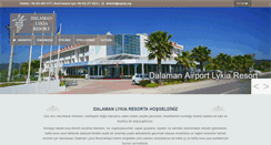 Desktop Screenshot of dalamanairportlykiaresorthotel.com
